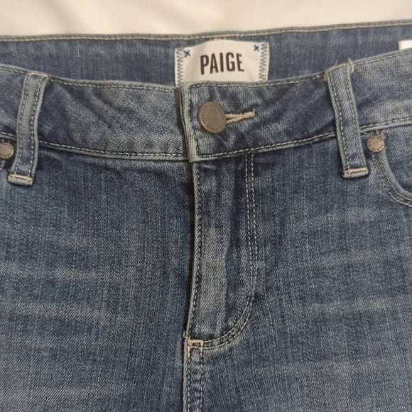 Paige Jimmy Jimmy Shorts, Color Med Wash Size 27 - Picture 5 of 15